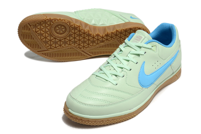 Nike Street Gato IC Indoor & Futsal Soccer Shoes - Avocado/Blue/Brown