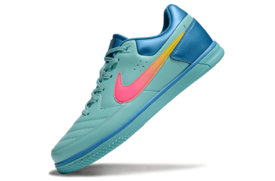 Nike Street Gato IC Indoor & Futsal Soccer Shoes - Jade/Pink/Yellow/Blue