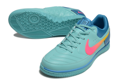 Nike Street Gato IC Indoor & Futsal Soccer Shoes - Jade/Pink/Yellow/Blue