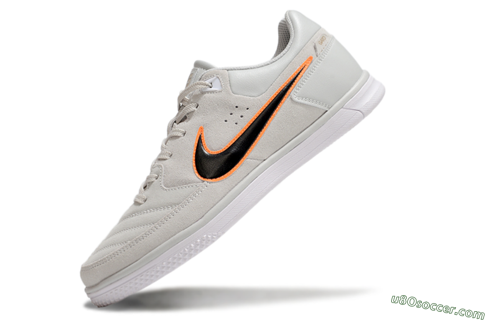 Nike Street Gato IC Indoor & Futsal Soccer Shoes - Grey/Black/Yellow 5
