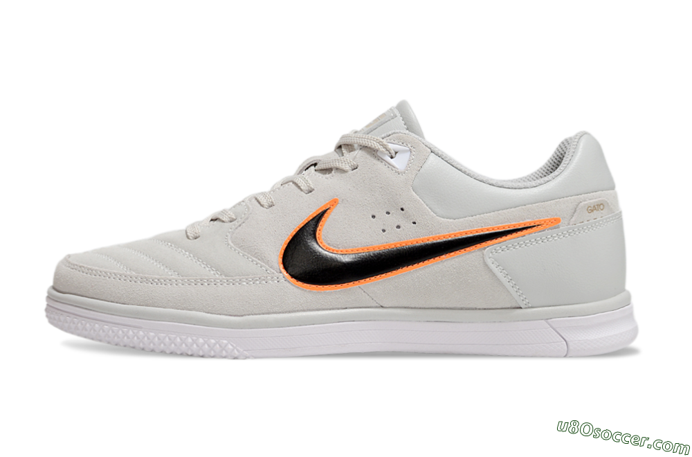 Nike Street Gato IC Indoor & Futsal Soccer Shoes - Grey/Black/Yellow 2