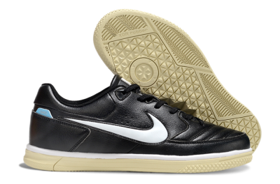 Nike Street Gato IC Indoor & Futsal Soccer Shoes - Black/White/Beige