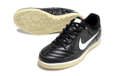 Nike Street Gato IC Indoor & Futsal Soccer Shoes - Black/White/Beige