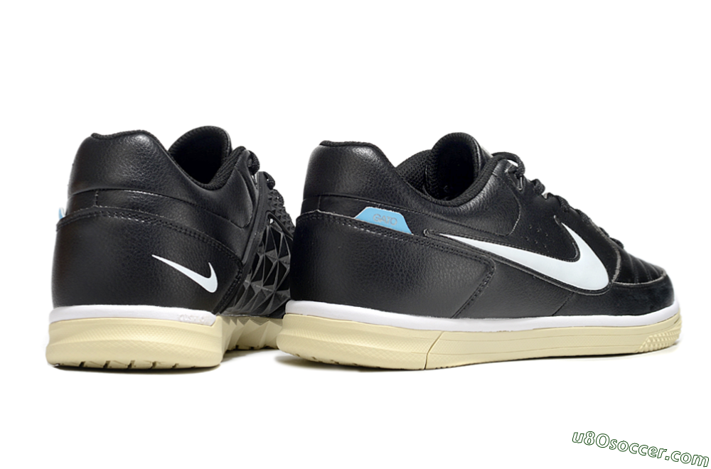 Nike Street Gato IC Indoor & Futsal Soccer Shoes - Black/White/Beige 6