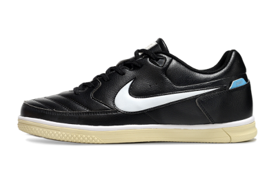 Nike Street Gato IC Indoor & Futsal Soccer Shoes - Black/White/Beige