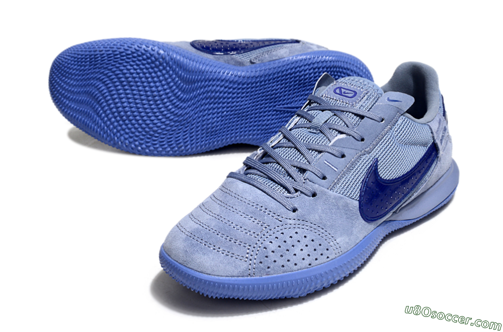 Nike Street Gato IC Indoor & Futsal Soccer Shoes - Blue/Blue 3