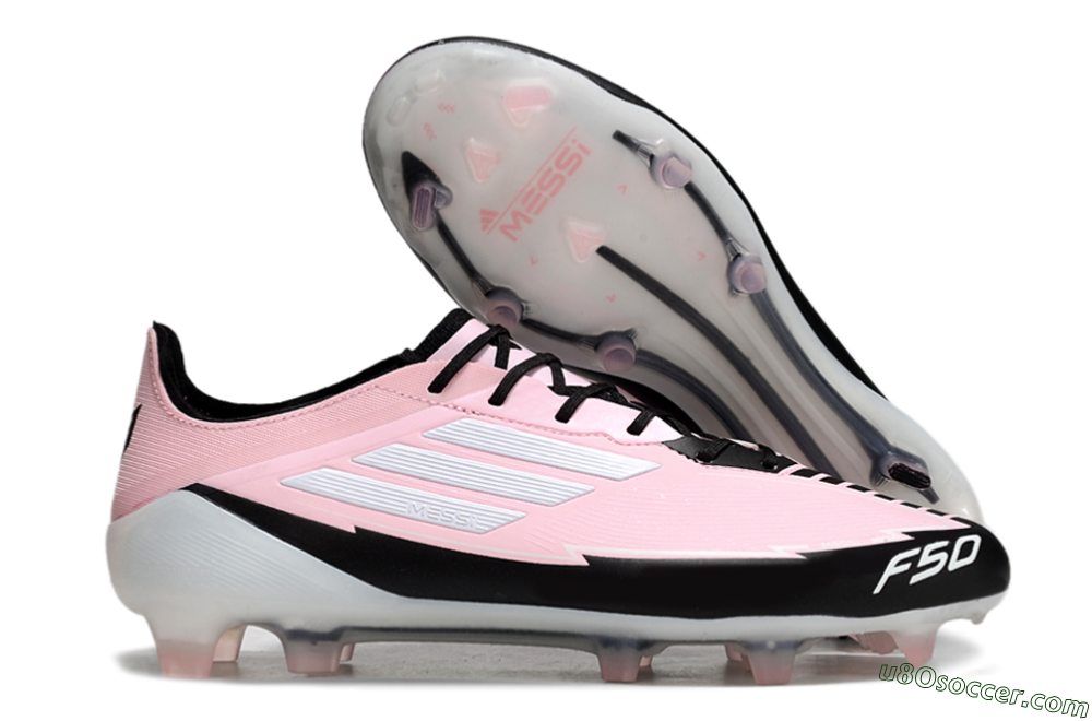 Adidas F50 Elite FG Firm Ground Soccer Cleats - Pink/White/Black 1