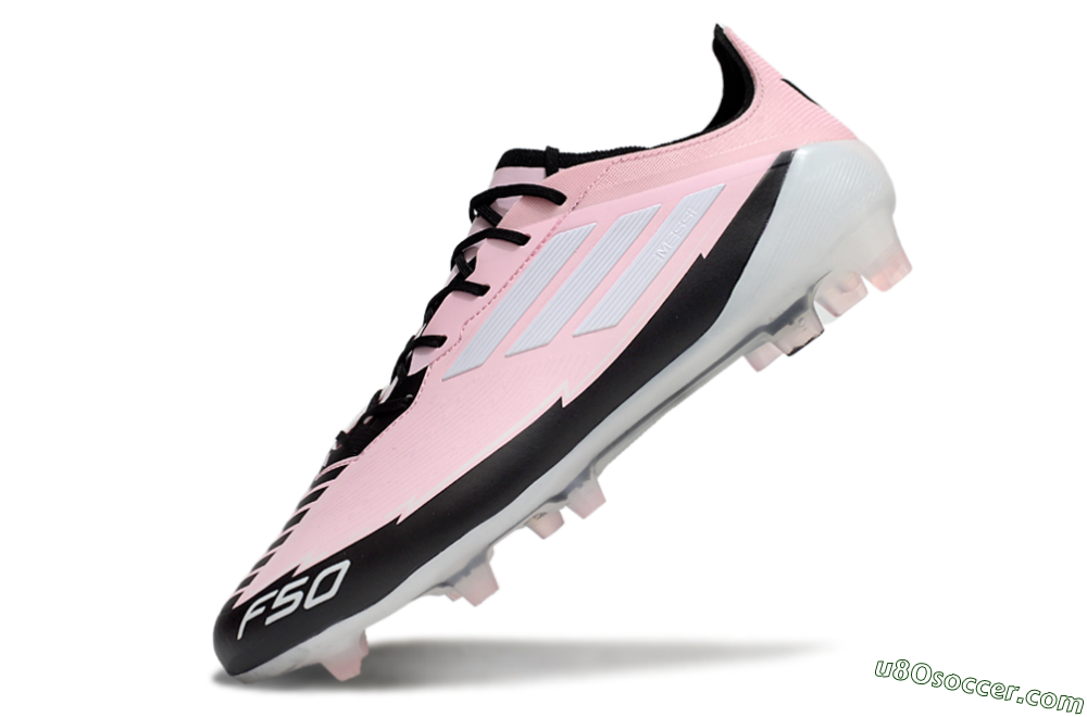 Adidas F50 Elite FG Firm Ground Soccer Cleats - Pink/White/Black 5