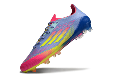 Adidas F50 Elite FG Firm Ground Soccer Cleats - Blue/Pink/Yellow