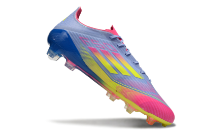Adidas F50 Elite FG Firm Ground Soccer Cleats - Blue/Pink/Yellow
