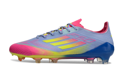 Adidas F50 Elite FG Firm Ground Soccer Cleats - Blue/Pink/Yellow