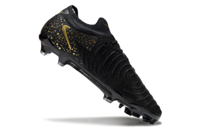 Nike Phantom Luna Elite NU FG Firm Ground Soccer Cleats - Black/Gold/Blue