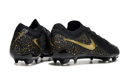 Nike Phantom Luna Elite NU FG Firm Ground Soccer Cleats - Black/Gold/Blue