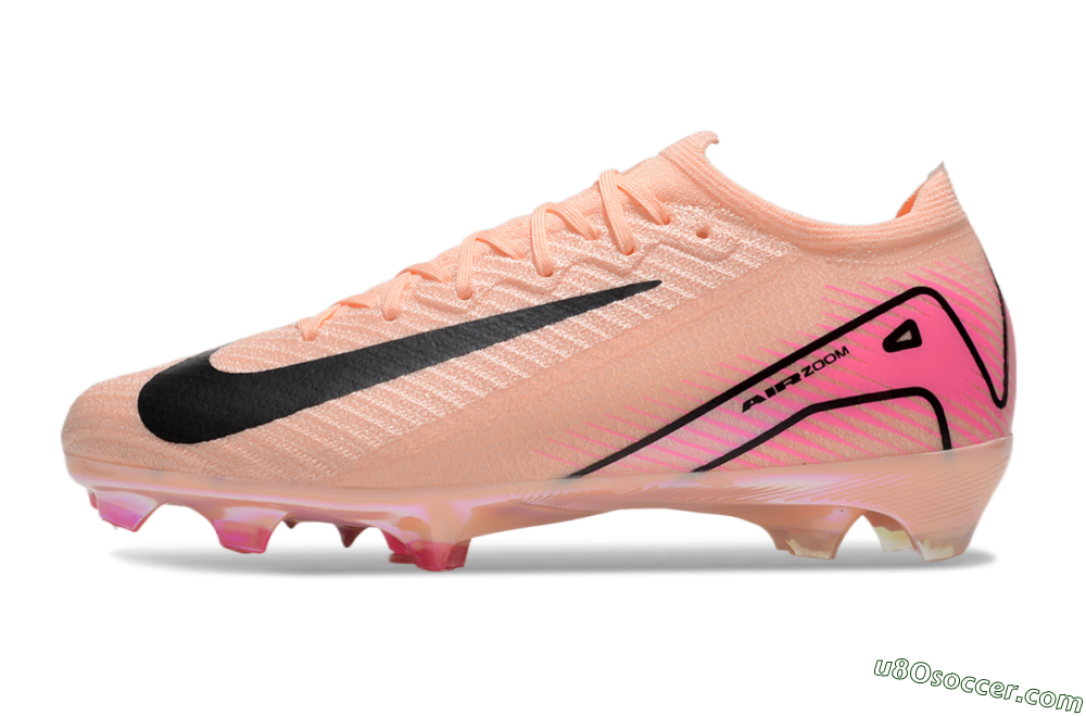 Nike Air Zoom Mercurial Vapor 16 Elite FG Firm Ground Soccer Cleats - Pink/Black 2