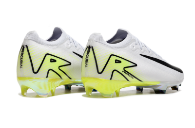 Nike Air Zoom Mercurial Vapor 16 Elite FG Firm Ground Soccer Cleats - White/Black/Yellow