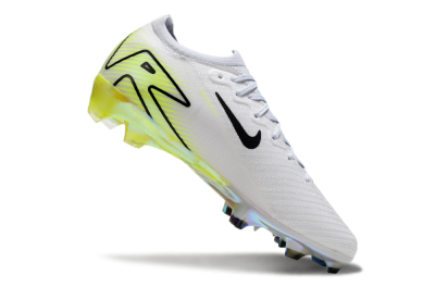 Nike Air Zoom Mercurial Vapor 16 Elite FG Firm Ground Soccer Cleats - White/Black/Yellow