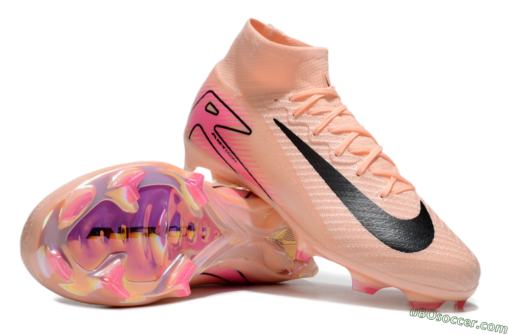 Nike Air Zoom Mercurial Superfly 10 Elite FG Firm Ground Soccer Cleats - Pink/Black 0