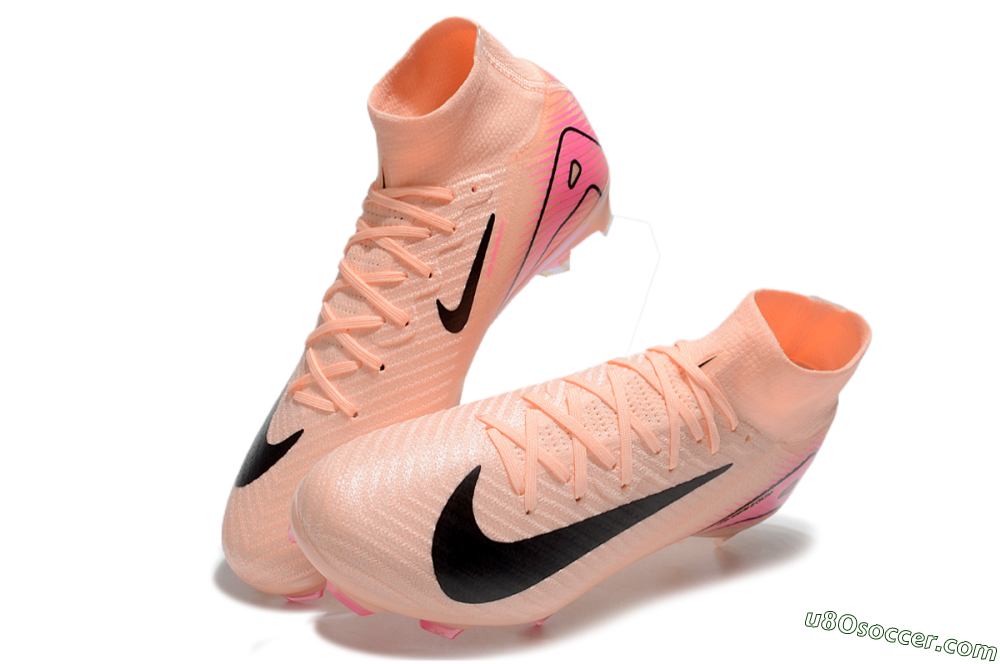 Nike Air Zoom Mercurial Superfly 10 Elite FG Firm Ground Soccer Cleats - Pink/Black 3