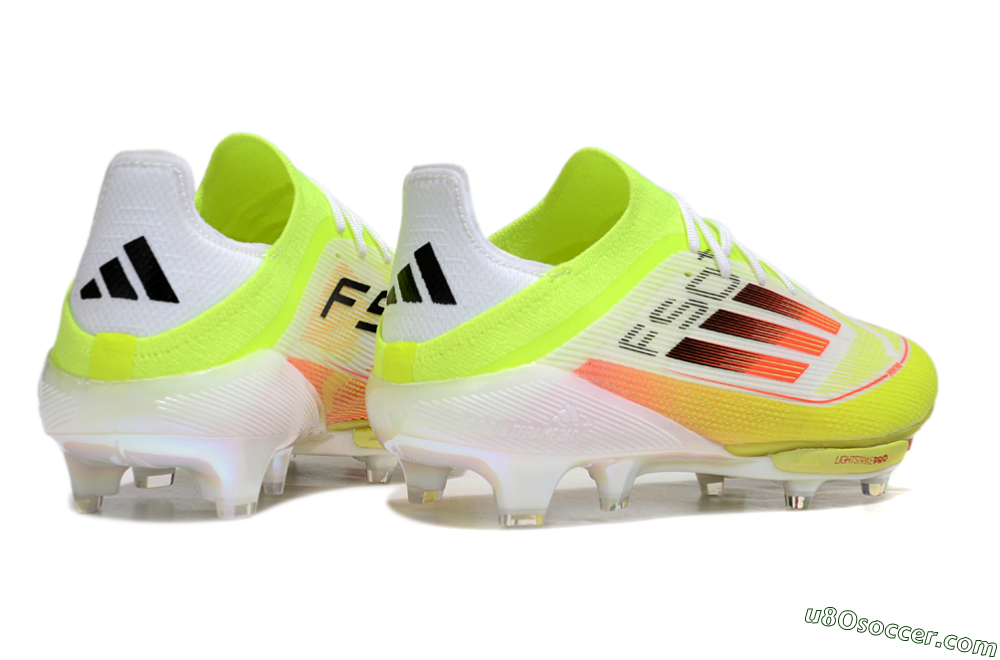 Adidas F50+ Elite Lightstrike FG Firm Ground Soccer Cleats - Yellow/White/Black 6