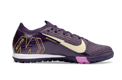Nike Air Zoom Mercurial Vapor 16 Elite TF Artificial Turf Soccer Shoes - Purple/White/Yellow