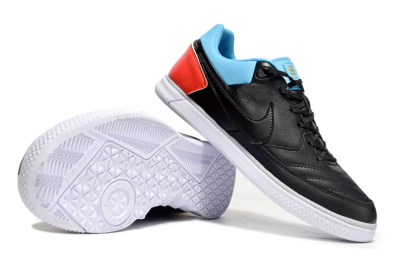 Nike Street Gato IC Indoor & Futsal Soccer Shoes - Black/Blue/Red