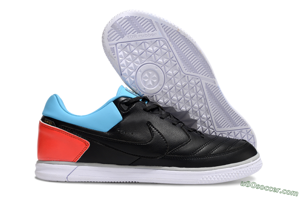 Nike Street Gato IC Indoor & Futsal Soccer Shoes - Black/Blue/Red 1