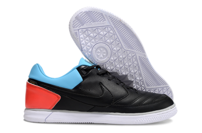 Nike Street Gato IC Indoor & Futsal Soccer Shoes - Black/Blue/Red