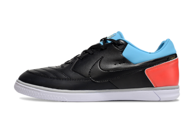 Nike Street Gato IC Indoor & Futsal Soccer Shoes - Black/Blue/Red