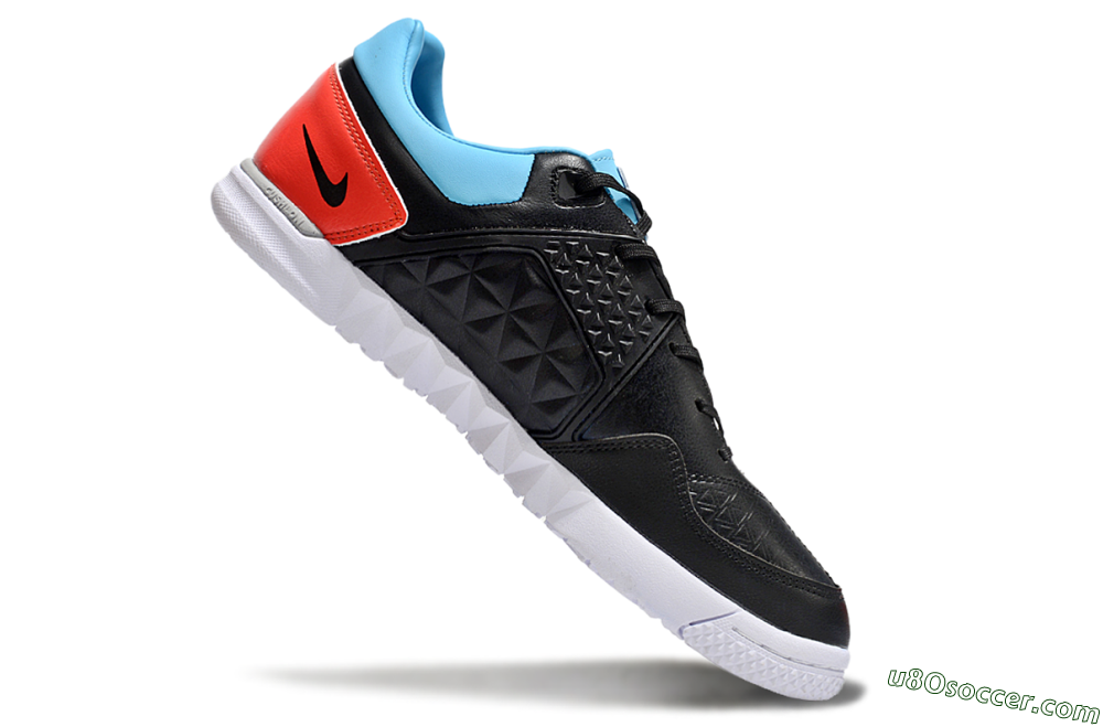 Nike Street Gato IC Indoor & Futsal Soccer Shoes - Black/Blue/Red 4