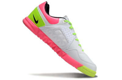 Nike Street Gato IC Indoor & Futsal Soccer Shoes - White/Black/Pink/Yellow