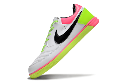 Nike Street Gato IC Indoor & Futsal Soccer Shoes - White/Black/Pink/Yellow