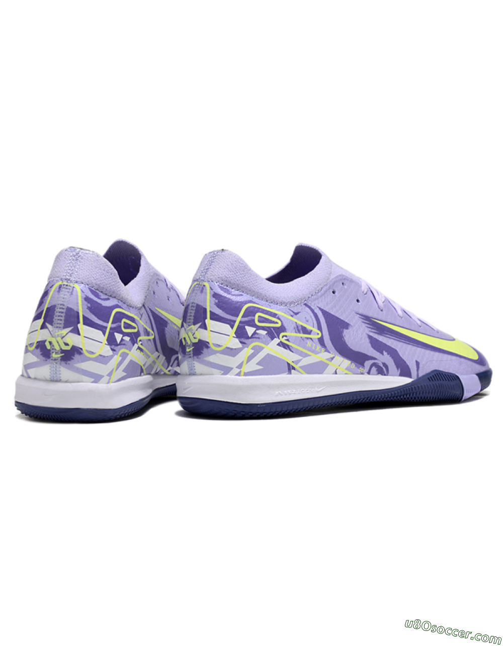 Nike Air Zoom Mercurial Vapor 16 Elite IC Indoor & Futsal Soccer Shoes - Purple/Yellow/White 6