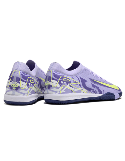 Nike Air Zoom Mercurial Vapor 16 Elite IC Indoor & Futsal Soccer Shoes - Purple/Yellow/White