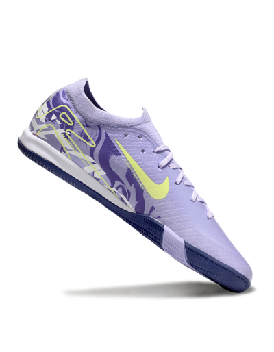 Nike Air Zoom Mercurial Vapor 16 Elite IC Indoor & Futsal Soccer Shoes - Purple/Yellow/White
