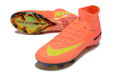 Nike Air Zoom Mercurial Superfly 10 Elite FG Firm Ground Soccer Cleats - Red/Yellow/Black