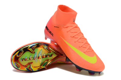 Nike Air Zoom Mercurial Superfly 10 Elite FG Firm Ground Soccer Cleats - Red/Yellow/Black