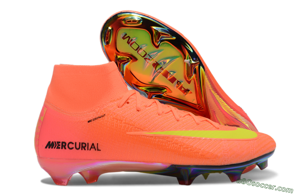 Nike Air Zoom Mercurial Superfly 10 Elite FG Firm Ground Soccer Cleats - Red/Yellow/Black 1