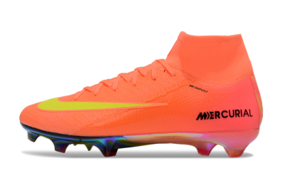 Nike Air Zoom Mercurial Superfly 10 Elite FG Firm Ground Soccer Cleats - Red/Yellow/Black
