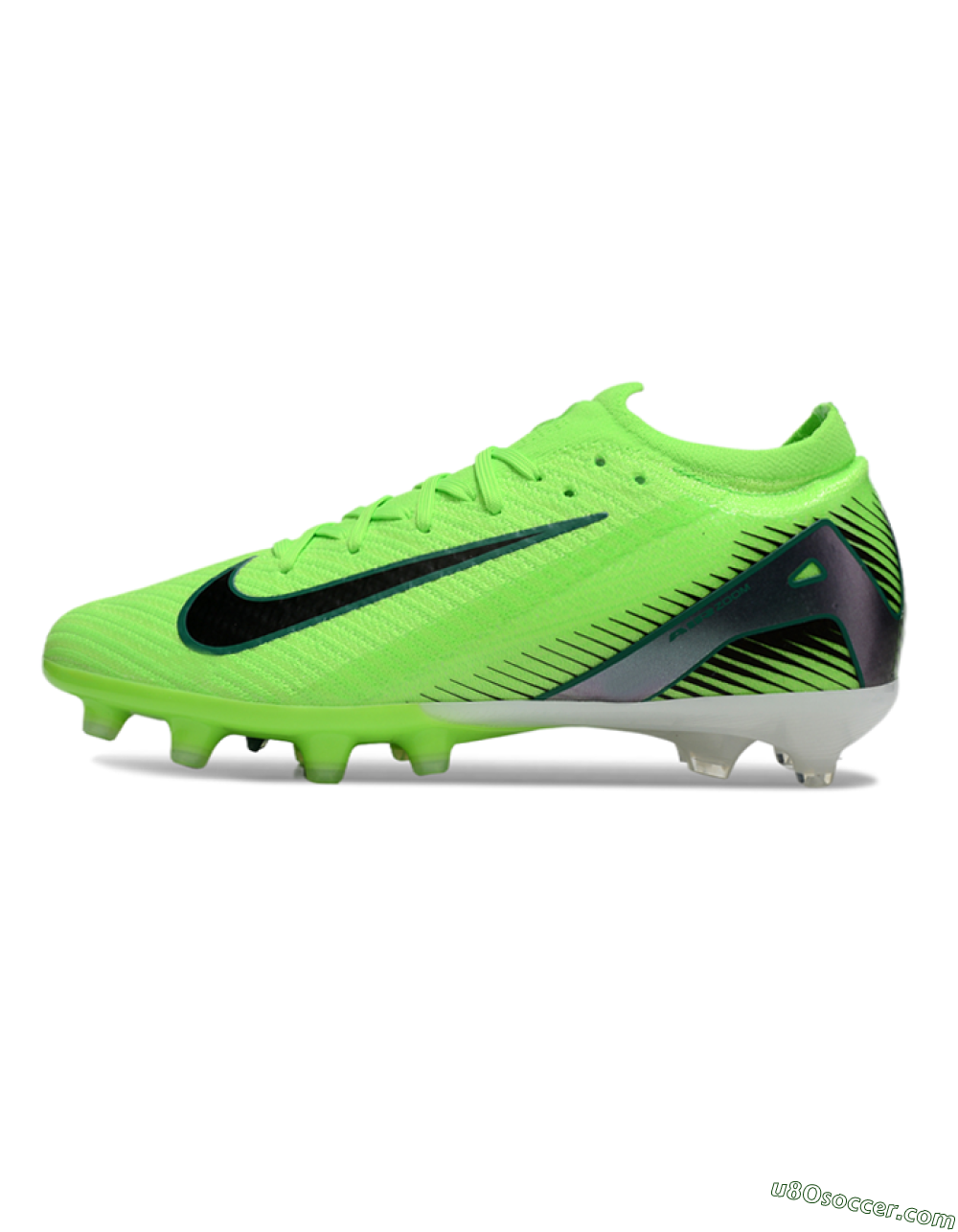 Nike Air Zoom Mercurial Vapor 16 Elite AG Artificial Grass Soccer Cleats - Yellow/Black/White 2
