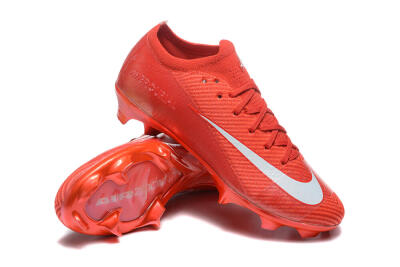 Nike Air Zoom Mercurial Vapor 16 Elite FG Firm Ground Soccer Cleats - Red/White