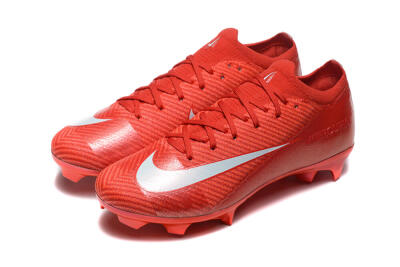 Nike Air Zoom Mercurial Vapor 16 Elite FG Firm Ground Soccer Cleats - Red/White