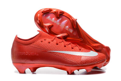 Nike Air Zoom Mercurial Vapor 16 Elite FG Firm Ground Soccer Cleats - Red/White