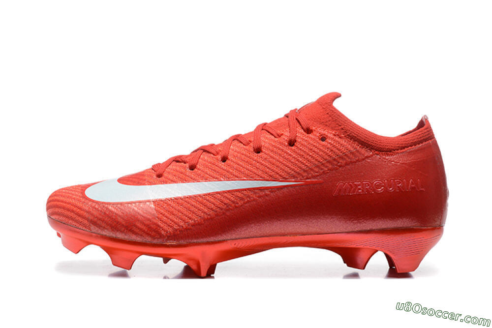 Nike Air Zoom Mercurial Vapor 16 Elite FG Firm Ground Soccer Cleats - Red/White 2