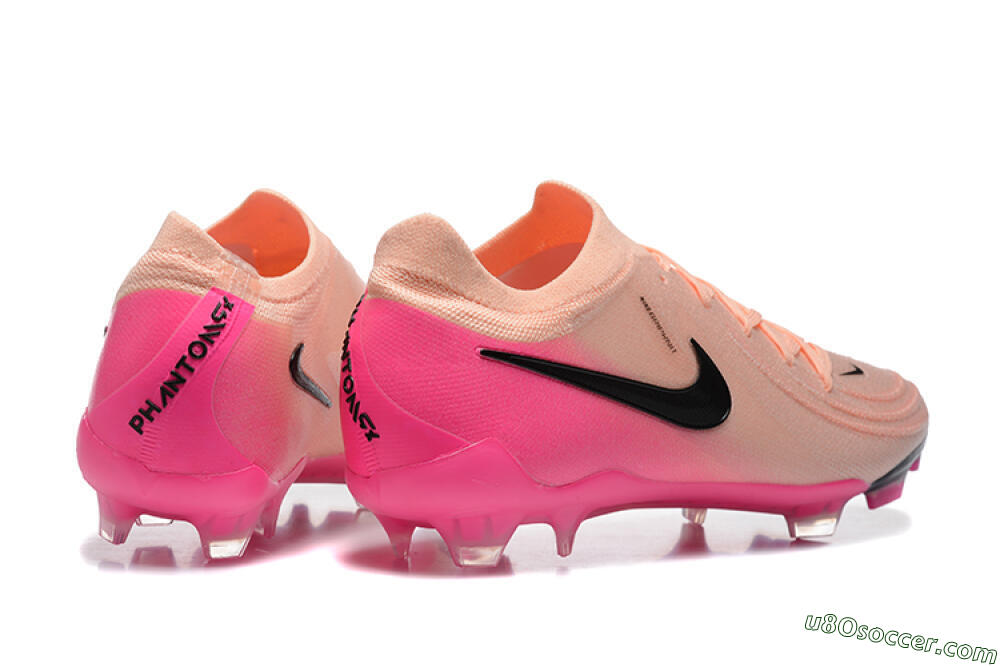 Nike Phantom Luna Elite FG Firm Ground Soccer Cleats - Pink/Black/Blue 9