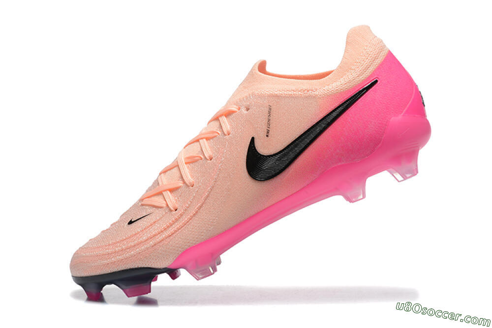 Nike Phantom Luna Elite FG Firm Ground Soccer Cleats - Pink/Black/Blue 8