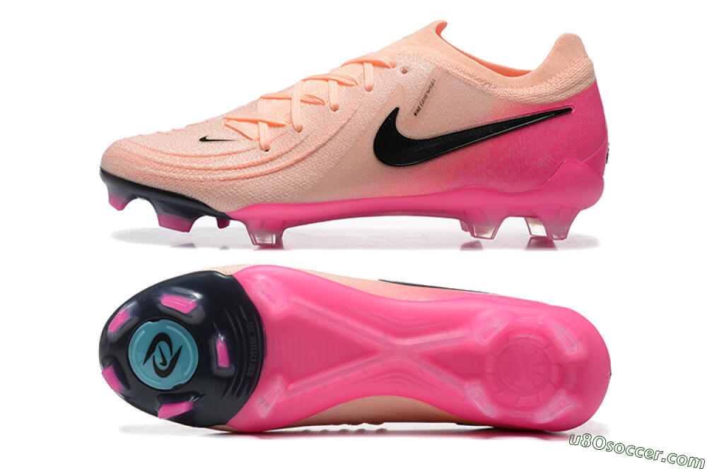 Nike Phantom Luna Elite FG Firm Ground Soccer Cleats - Pink/Black/Blue 0