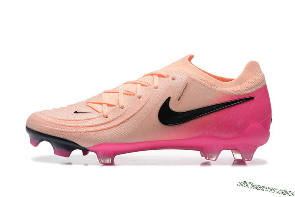 Nike Phantom Luna Elite FG Firm Ground Soccer Cleats - Pink/Black/Blue 2
