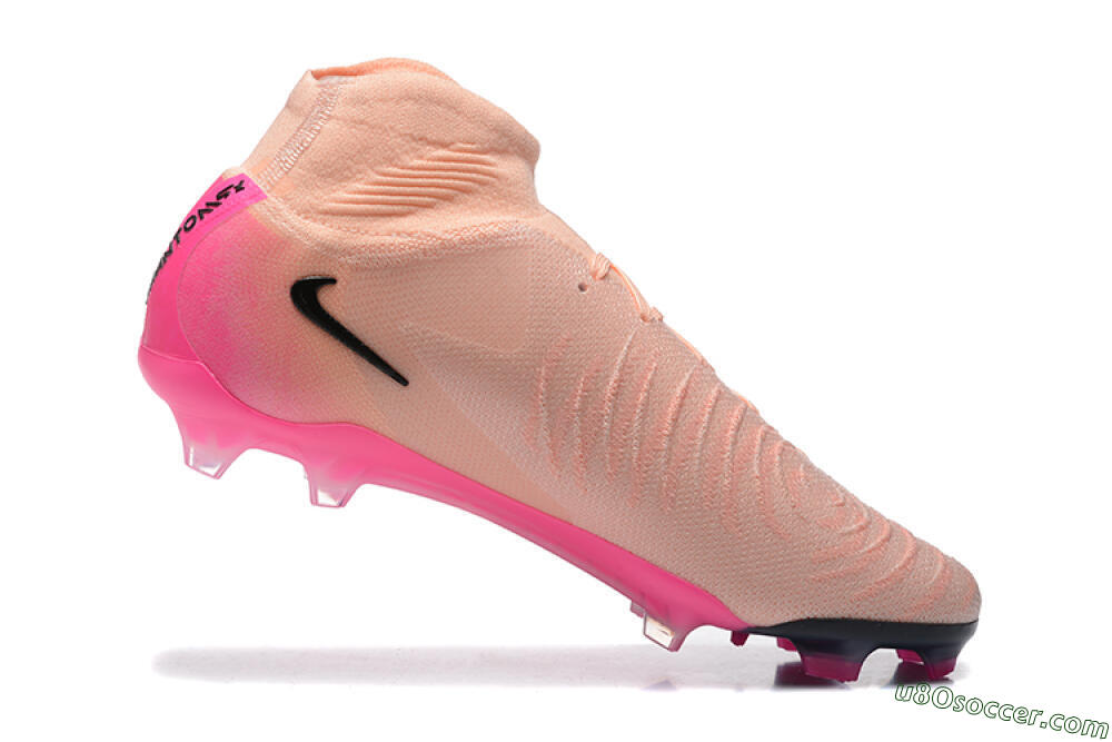 Nike Phantom Luna Elite FG Firm Ground Soccer Cleats - Pink/Black/Blue 7
