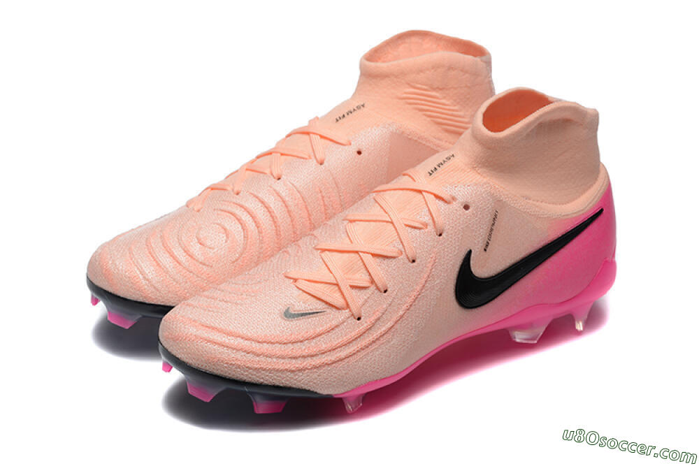 Nike Phantom Luna Elite FG Firm Ground Soccer Cleats - Pink/Black/Blue 5