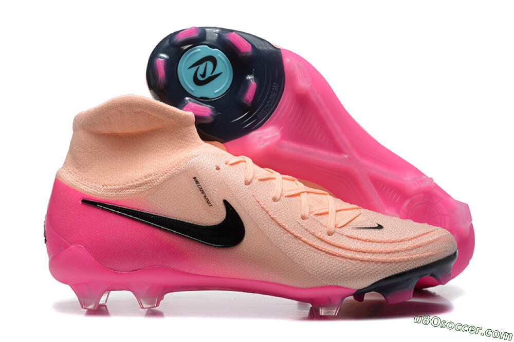 Nike Phantom Luna Elite FG Firm Ground Soccer Cleats - Pink/Black/Blue 1